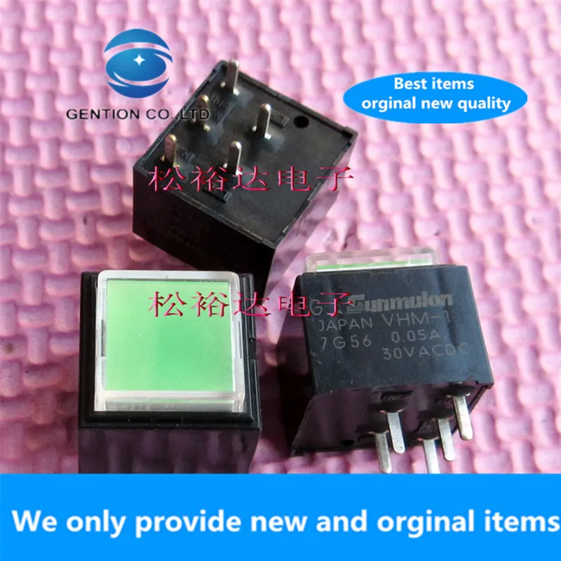 1 шт. оригинальный новый 100% VHM-1S80C1K2C VHM-1 0.05A 30vacdc 5-контактный кнопочный переключатель с лампой
1 шт. оригинальный новый 100% VHM-1S80C1K2C VHM-1 0.05A 30vacdc 5-контактный кнопочный переключатель с лампой
