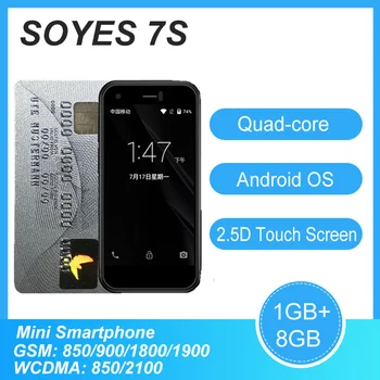 Super Mini Android Smart Phone 7S 2.5Inch MTK Quad Core 1G+8G 5.0MP Back and Front camera Dual SIM GSM Cute Cell phone
Super Mini Android Smart Phone 7S 2.5Inch MTK Quad Core 1G+8G 5.0MP Back and Front camera Dual SIM GSM Cute Cell phone