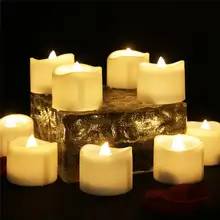 Hot Sale 6Pcs/Set Candle Light Eye-catching Exquisite Plastic Candle Shape Drop Resistant Tea Light for Party 
Hot Sale 6Pcs/Set Candle Light Eye-catching Exquisite Plastic Candle Shape Drop Resistant Tea Light for Party