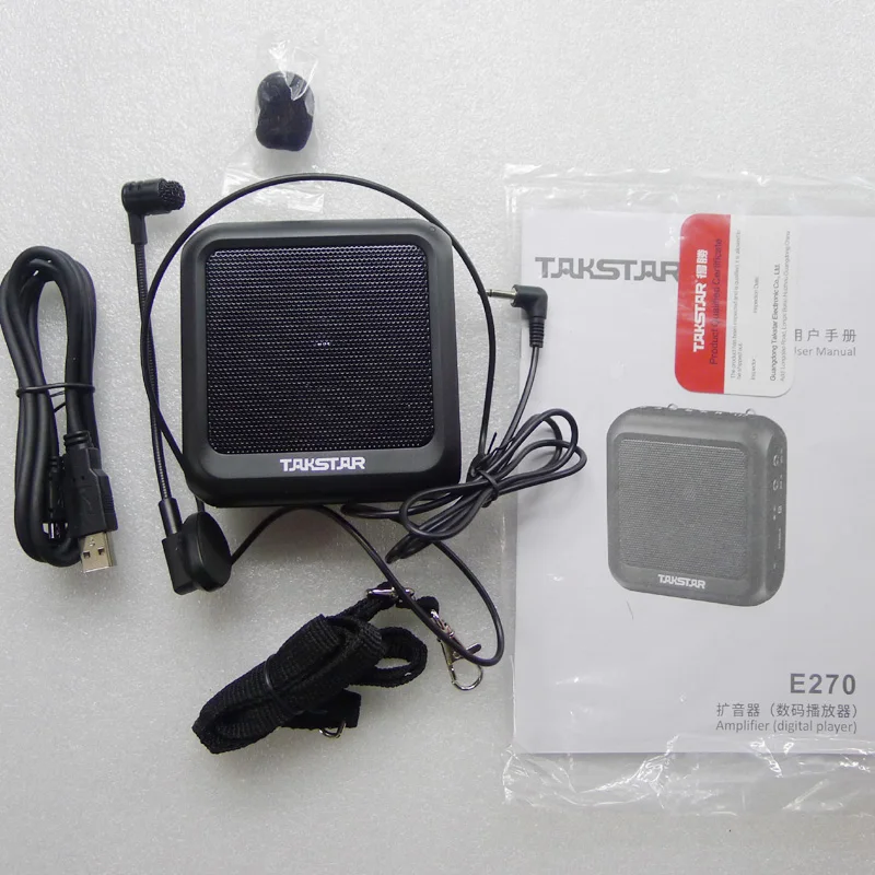 TAKSTAR E270 Portable Amplifier Digital Player Bluetooth Voice Wired Fashionable Sound For Teaching tour guiding training
TAKSTAR E270 Portable Amplifier Digital Player Bluetooth Voice Wired Fashionable Sound For Teaching tour guiding training