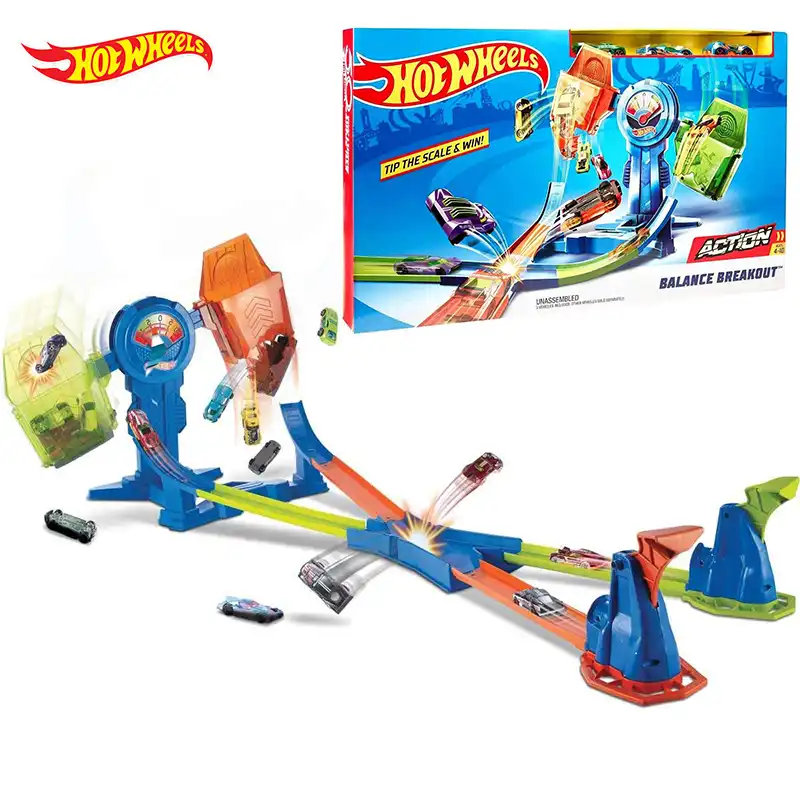 hot wheels super track pack playset with 2 cars