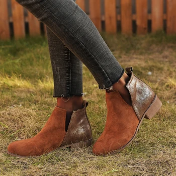 GOXPACER British Style Shoes Women Vintage Boots Women Flock Boots Thick Heel Trend Pointed Toe Ankle Plus Size Free Shipping
GOXPACER British Style Shoes Women Vintage Boots Women Flock Boots Thick Heel Trend Pointed Toe Ankle Plus Size Free Shipping