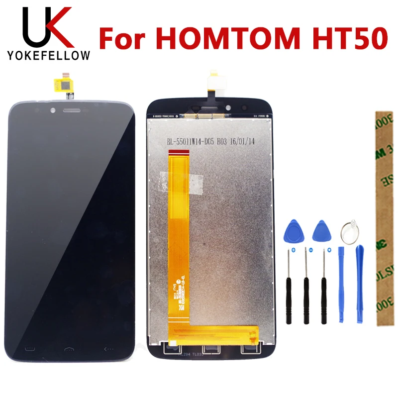 100% Tested LCD Display For HOMTOM HT50 Display & Touch Screen Assembly Digitizer Front Glass Lens Sensor LCD for HOMTOM HT50
100% Tested LCD Display For HOMTOM HT50 Display & Touch Screen Assembly Digitizer Front Glass Lens Sensor LCD for HOMTOM HT50