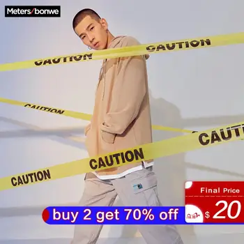 Metersbonwe 2020 New Spring Base Hoodies Male Loose Hooded Sweatshirts High Quality Fake two Fashion Skateboard Hoodies
Metersbonwe 2020 New Spring Base Hoodies Male Loose Hooded Sweatshirts High Quality Fake two Fashion Skateboard Hoodies