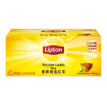 Free shipping 100g/box Lipton yellow brand selected black tea bag Sri Lanka black tea bag tea bag
Free shipping 100g/box Lipton yellow brand selected black tea bag Sri Lanka black tea bag tea bag