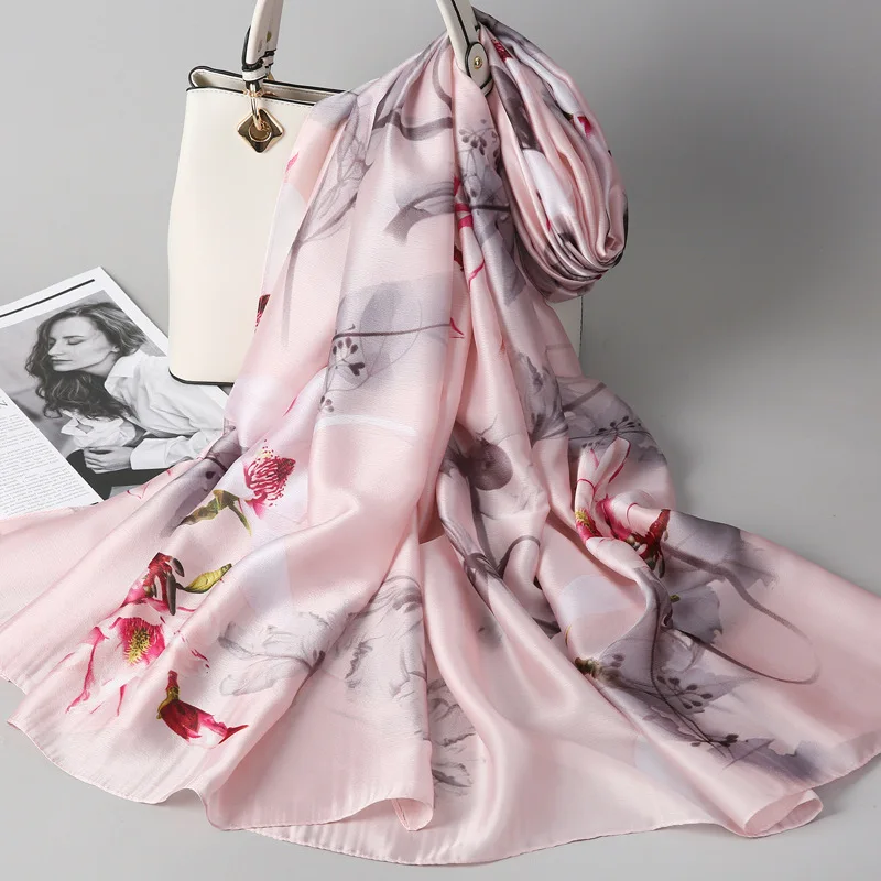 Silk Scarves Women's Versatile Gauze Kerchief Ultra Large Spring, Autumn And Winter Middle-aged 2019 New Style Shawl Long Dual P
Silk Scarves Women's Versatile Gauze Kerchief Ultra Large Spring, Autumn And Winter Middle-aged 2019 New Style Shawl Long Dual P
