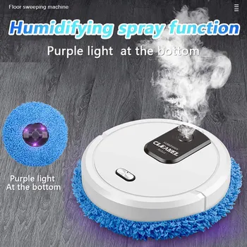 Robot Vacuum Cleaner 3 in 1 Intelligent Dry and Wet Sweeping Humidifying Spray Cleaner for Home Pet Hair Carpets Hard Floors
Robot Vacuum Cleaner 3 in 1 Intelligent Dry and Wet Sweeping Humidifying Spray Cleaner for Home Pet Hair Carpets Hard Floors