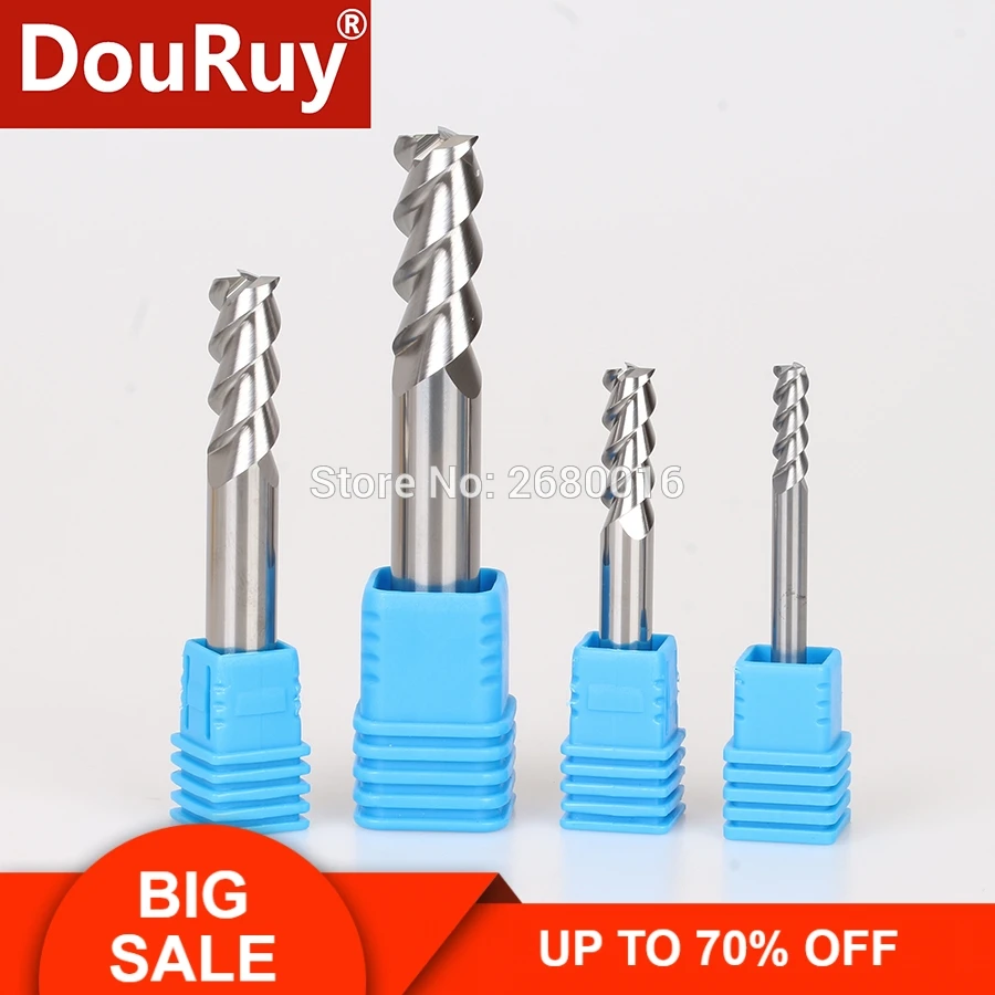 1PC HRC55 three flutes end mills router bits or cutting tools for Metal aluminum copper cutter
1PC HRC55 three flutes end mills router bits or cutting tools for Metal aluminum copper cutter