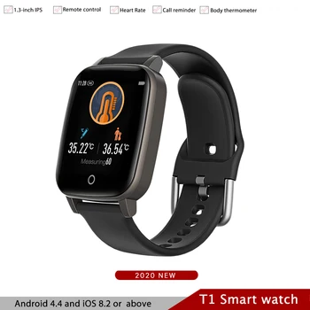 T1 Smart Watch Men Women Body Temperature Measurement Heart Rate Monitor Ip67 Waterproof For IOS Phone Sports Smartwatch Android
T1 Smart Watch Men Women Body Temperature Measurement Heart Rate Monitor Ip67 Waterproof For IOS Phone Sports Smartwatch Android
