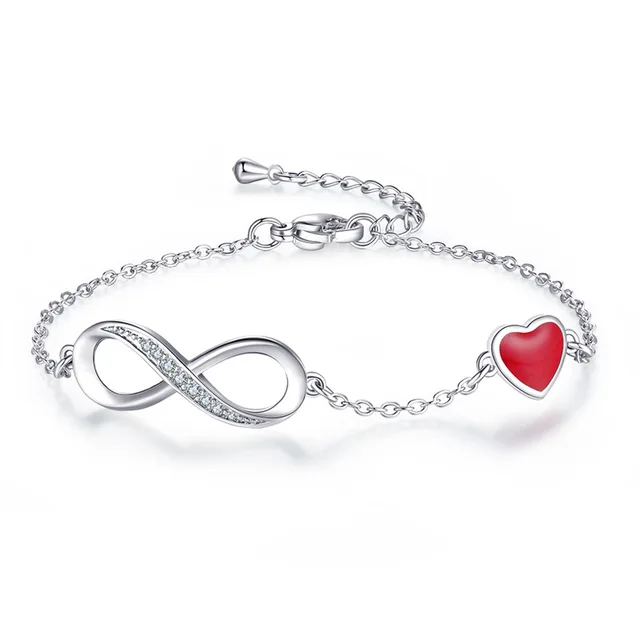 LByzHan – Bracelet réglable en argent authentique pour femmes, bijou tendance, 8 mots, cadeau, CMB81 1