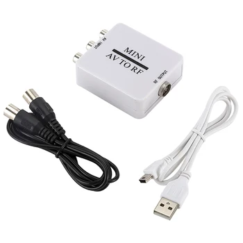1PCS Mini Portable High-definition Video Switcher Box RCA AV CVSB To RF Video Adapter Converter Supports For MHz 61.25 67.25 New
1PCS Mini Portable High-definition Video Switcher Box RCA AV CVSB To RF Video Adapter Converter Supports For MHz 61.25 67.25 New