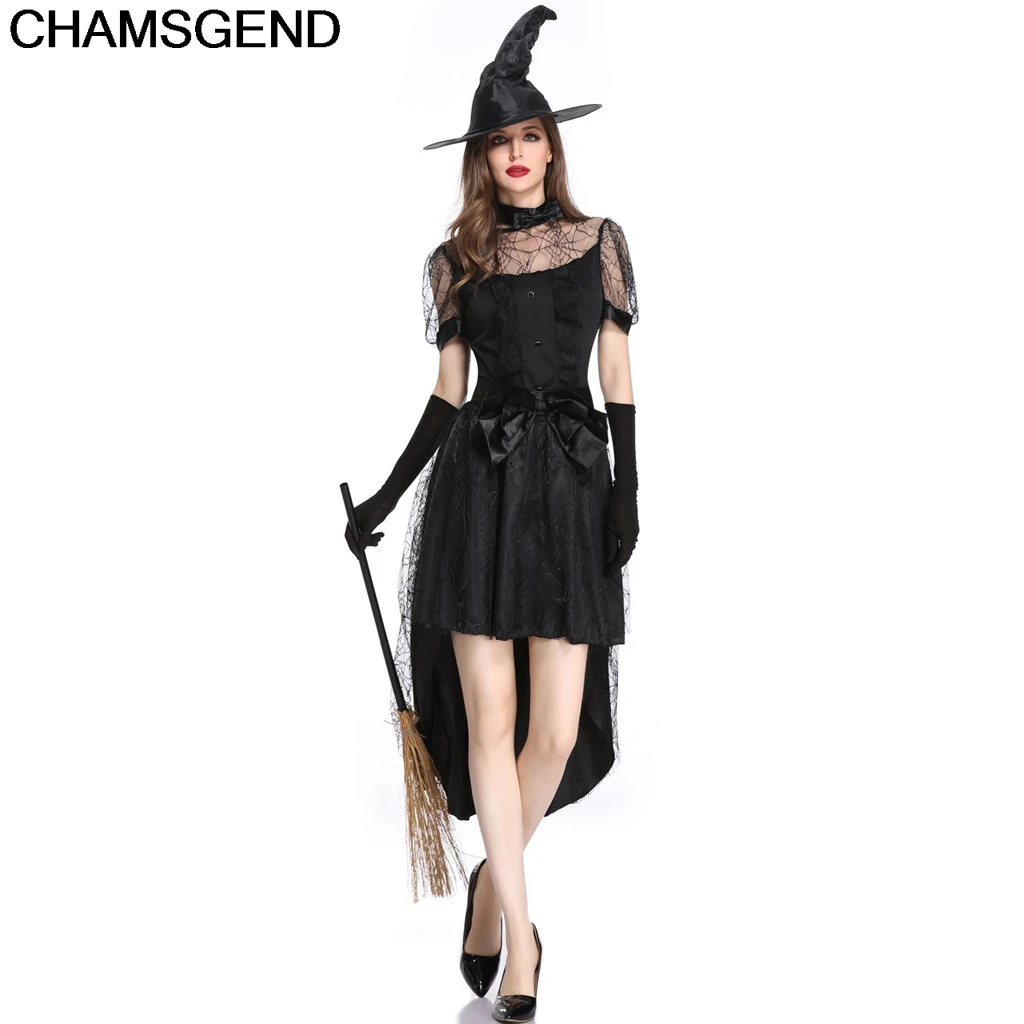 CHAMSGEND Dress Womens Halloween Gothic Festival Witch Solid Dress Cosplay Vampire Witch Vintage Gothic Mini Dress Black Vestido
CHAMSGEND Dress Womens Halloween Gothic Festival Witch Solid Dress Cosplay Vampire Witch Vintage Gothic Mini Dress Black Vestido