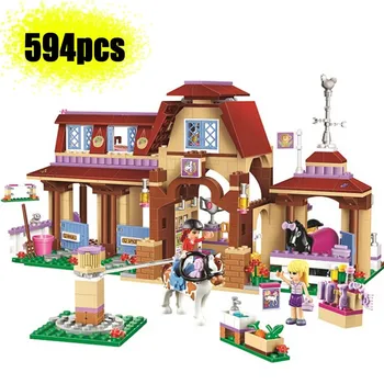 Bela 10562 Girls Heartlake Riding Club Stables Model BuildingBlocks Princess Assemble Toy Bricks 41126 Compatible Lepining 101
Bela 10562 Girls Heartlake Riding Club Stables Model BuildingBlocks Princess Assemble Toy Bricks 41126 Compatible Lepining 101