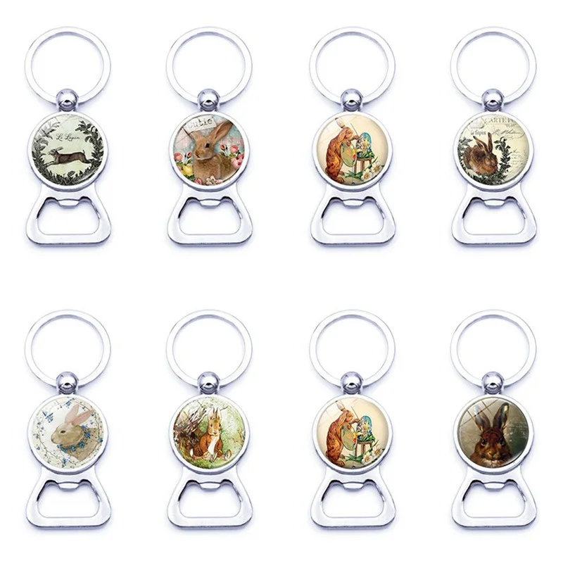 New Products Accessories Easter Bunny Time Stone Key Ring Beer Bottle Opener Keychain Pendant
New Products Accessories Easter Bunny Time Stone Key Ring Beer Bottle Opener Keychain Pendant