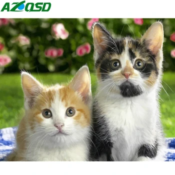 AZQSD Painting By Numbers Cat Animal Picture HandPainted DIY Oil Painting By Numbers Canvas Modern Frameless Home Decor Gift
AZQSD Painting By Numbers Cat Animal Picture HandPainted DIY Oil Painting By Numbers Canvas Modern Frameless Home Decor Gift