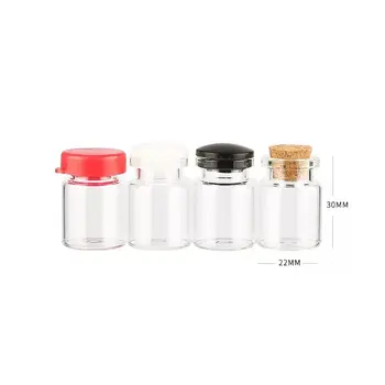 100pcs 5ml 22x30mm Clear Wishing Bottle Send Message Plastic Cap/Cork Home Decor Transparent Glass Jars Wedding Decoration Gifts
100pcs 5ml 22x30mm Clear Wishing Bottle Send Message Plastic Cap/Cork Home Decor Transparent Glass Jars Wedding Decoration Gifts