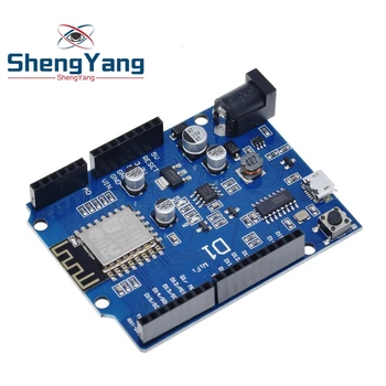 TZT Smart Electronics ESP-12F WeMos D1 WiFi uno based ESP8266 shield for arduino Compatible IDE
TZT Smart Electronics ESP-12F WeMos D1 WiFi uno based ESP8266 shield for arduino Compatible IDE