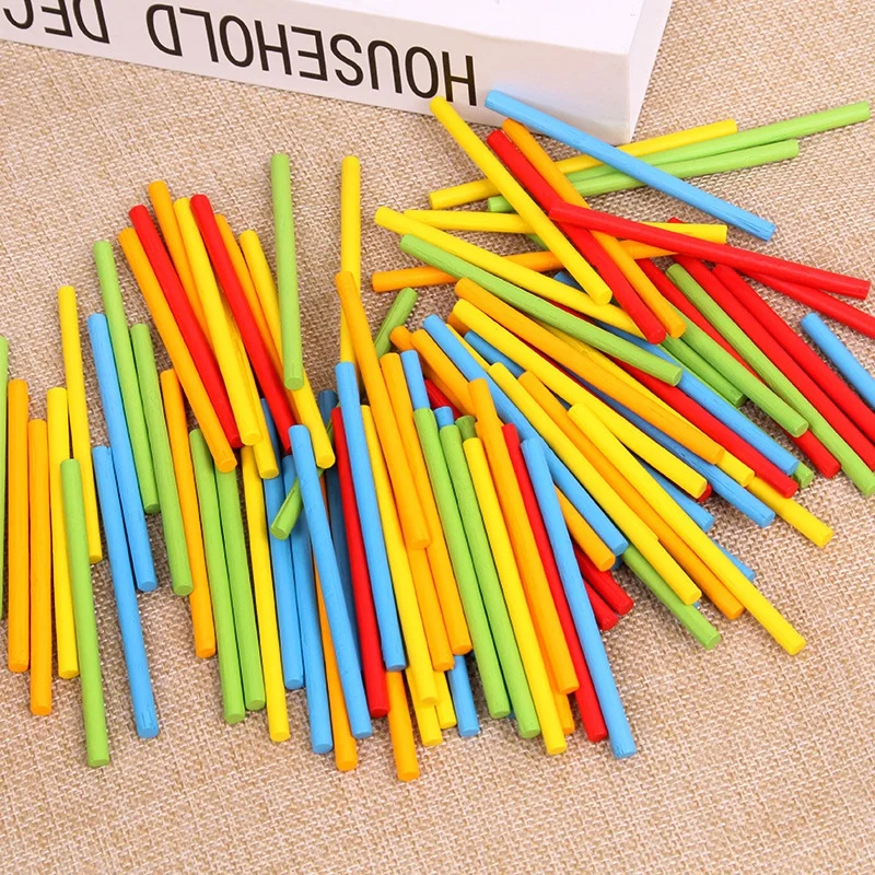 100pcs Colorful Wooden Counting Sticks Children Calculation Math Tool Montessori Learning Math Educational Toys for Kids
100pcs Colorful Wooden Counting Sticks Children Calculation Math Tool Montessori Learning Math Educational Toys for Kids