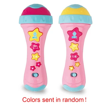 Gift Lighting Multi-function Musical Toy Microphone Instrument Fun Electronic Early Education Kids Random Color
Gift Lighting Multi-function Musical Toy Microphone Instrument Fun Electronic Early Education Kids Random Color