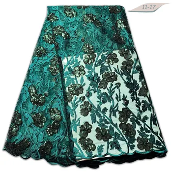 Embroidery glitter sequence African french sequins lace fabric for women dress 2019 high quality Nigerian net tulle 03
Embroidery glitter sequence African french sequins lace fabric for women dress 2019 high quality Nigerian net tulle 03