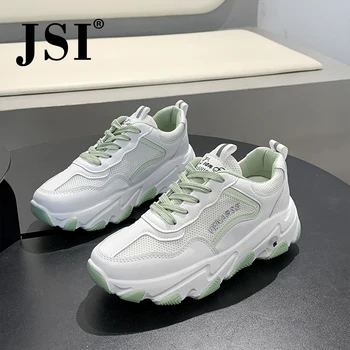 JSI Spring Comfortable Women's Casual Shoes Cross Lace Up Letter Print Flats Outdoor Mesh Breathable Thick-sole Women's Shoes
JSI Spring Comfortable Women's Casual Shoes Cross Lace Up Letter Print Flats Outdoor Mesh Breathable Thick-sole Women's Shoes