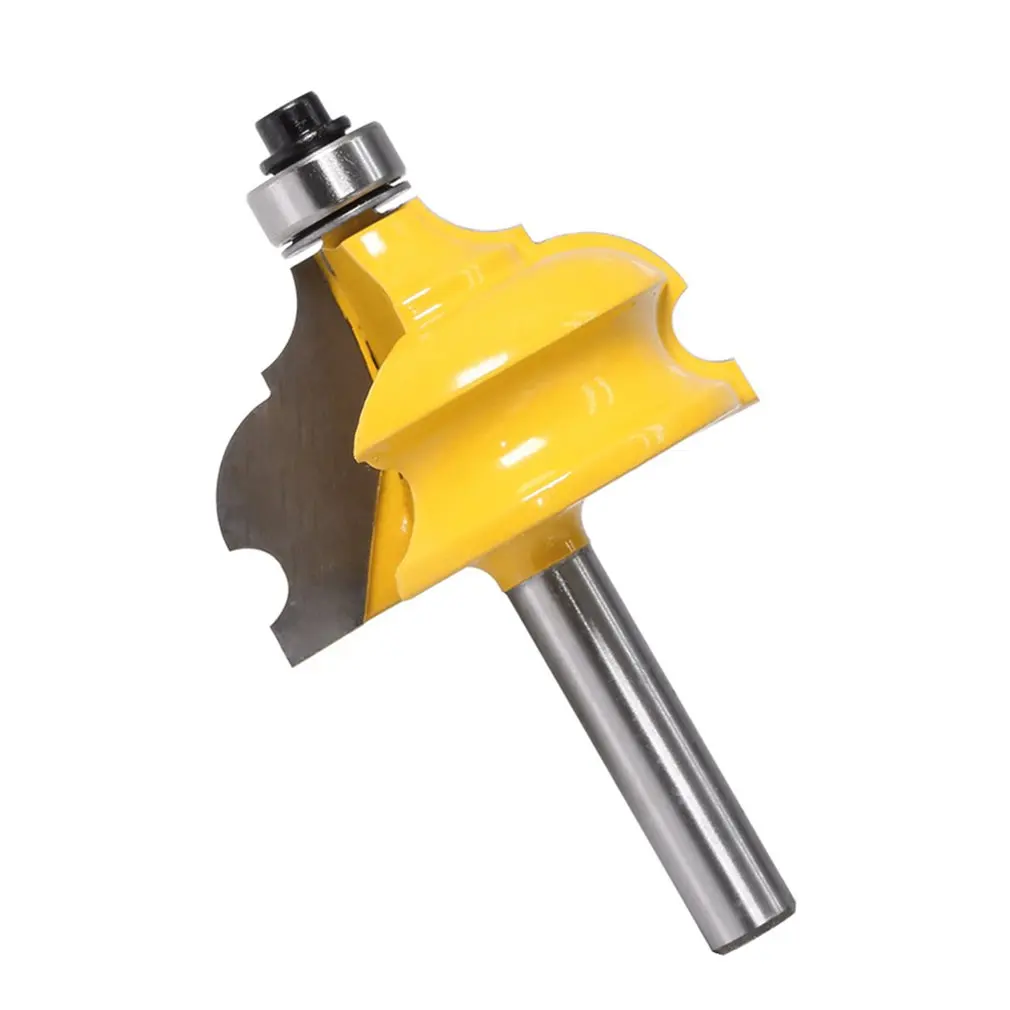 8mm Shank Classical & Bead Molding & Edging Router Bit Tungsten Cobalt Alloy Tenon Cutter for Woodworking Tools 1pcs
8mm Shank Classical & Bead Molding & Edging Router Bit Tungsten Cobalt Alloy Tenon Cutter for Woodworking Tools 1pcs