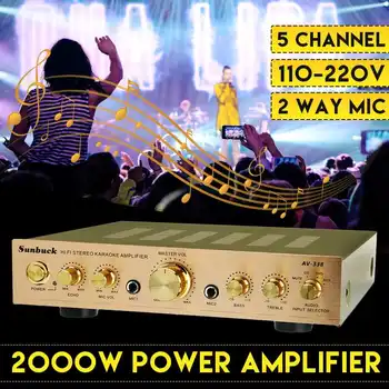 HIFI Stereo Power Amplifier 2000W 110V 220V Channel Equalizer Car Amplifier Home Theater Amplifiers Audio
HIFI Stereo Power Amplifier 2000W 110V 220V Channel Equalizer Car Amplifier Home Theater Amplifiers Audio