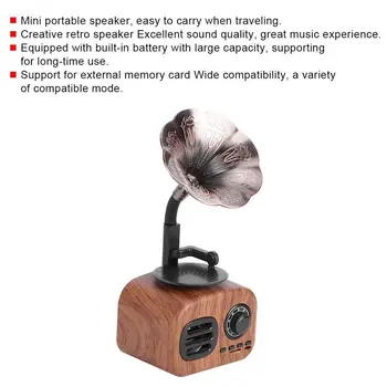 Creative Retro Bluetooth Speaker Plug-in Card Music Player for PC Mobile Phone Tablet Hot
Creative Retro Bluetooth Speaker Plug-in Card Music Player for PC Mobile Phone Tablet Hot