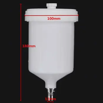 600ML Paint Sprayer Cup Pot Plastic Paint Spray Tool Cup Pots White Container For SATA Sprayer Easy Use Durable Tool
600ML Paint Sprayer Cup Pot Plastic Paint Spray Tool Cup Pots White Container For SATA Sprayer Easy Use Durable Tool