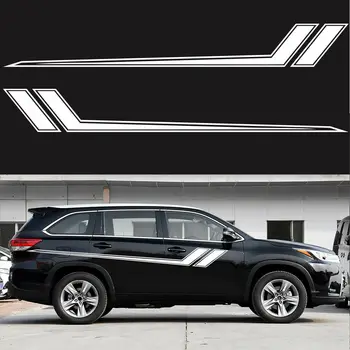 New Arrival High Quality 2pcs Car Truck Sticker Or Styling Skirt Waist Line Stripe Racing Graphic Decal
New Arrival High Quality 2pcs Car Truck Sticker Or Styling Skirt Waist Line Stripe Racing Graphic Decal