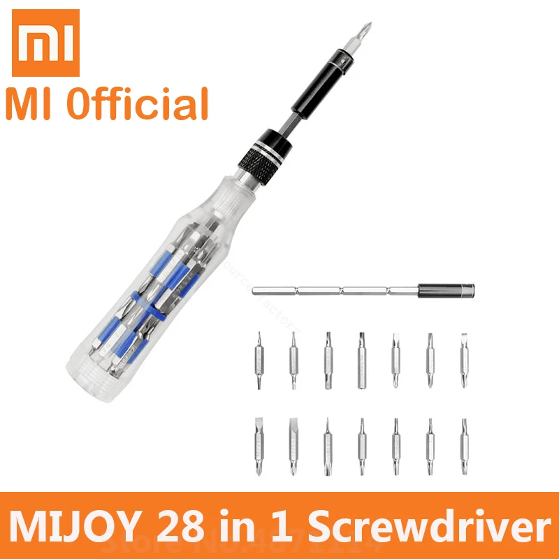 Xiaomi MIJOY 28-in-1 Screw Driver kit Precision universal Bits daily use Hidden Magazine Magic functional ScrewDriver 
Xiaomi MIJOY 28-in-1 Screw Driver kit Precision universal Bits daily use Hidden Magazine Magic functional ScrewDriver