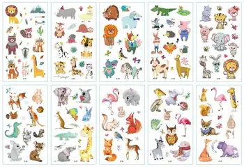 10pcs Cartoon Forest Animals Lion Fox Temporary Tatoo Sticker Waterproof Fake Tattoo Hand Foot Tattoos Deer for Kids Children
10pcs Cartoon Forest Animals Lion Fox Temporary Tatoo Sticker Waterproof Fake Tattoo Hand Foot Tattoos Deer for Kids Children