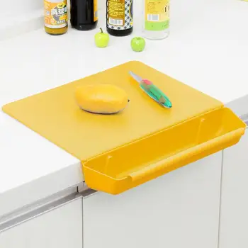 2-in-1 Kitchen Antibacterial Chopping Board Non-slip Folding Cutting Board with Slot Yellow
2-in-1 Kitchen Antibacterial Chopping Board Non-slip Folding Cutting Board with Slot Yellow