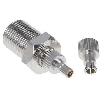 26mm F Female To TS9 & CRC9 Male Plug Coaxial Adapter RF Connector Nickel Plated
26mm F Female To TS9 & CRC9 Male Plug Coaxial Adapter RF Connector Nickel Plated