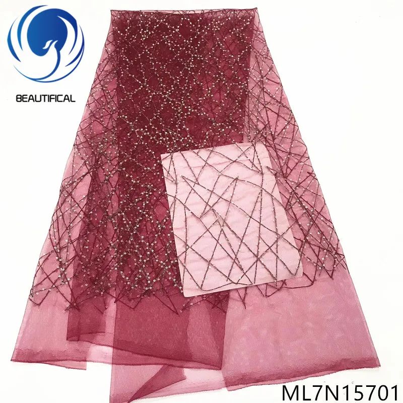 BEAUTIFICAL african lace fabrics Wholesale price net laces nigerian sequins fabric for dress 5yards free shipping ML7N157
BEAUTIFICAL african lace fabrics Wholesale price net laces nigerian sequins fabric for dress 5yards free shipping ML7N157