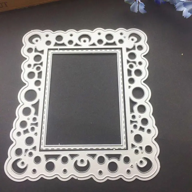 Lace Frame Metal Cutting Dies Stencil DIY Scrapbooking Album Stamp Paper Card Embossing Decor Craft
Lace Frame Metal Cutting Dies Stencil DIY Scrapbooking Album Stamp Paper Card Embossing Decor Craft