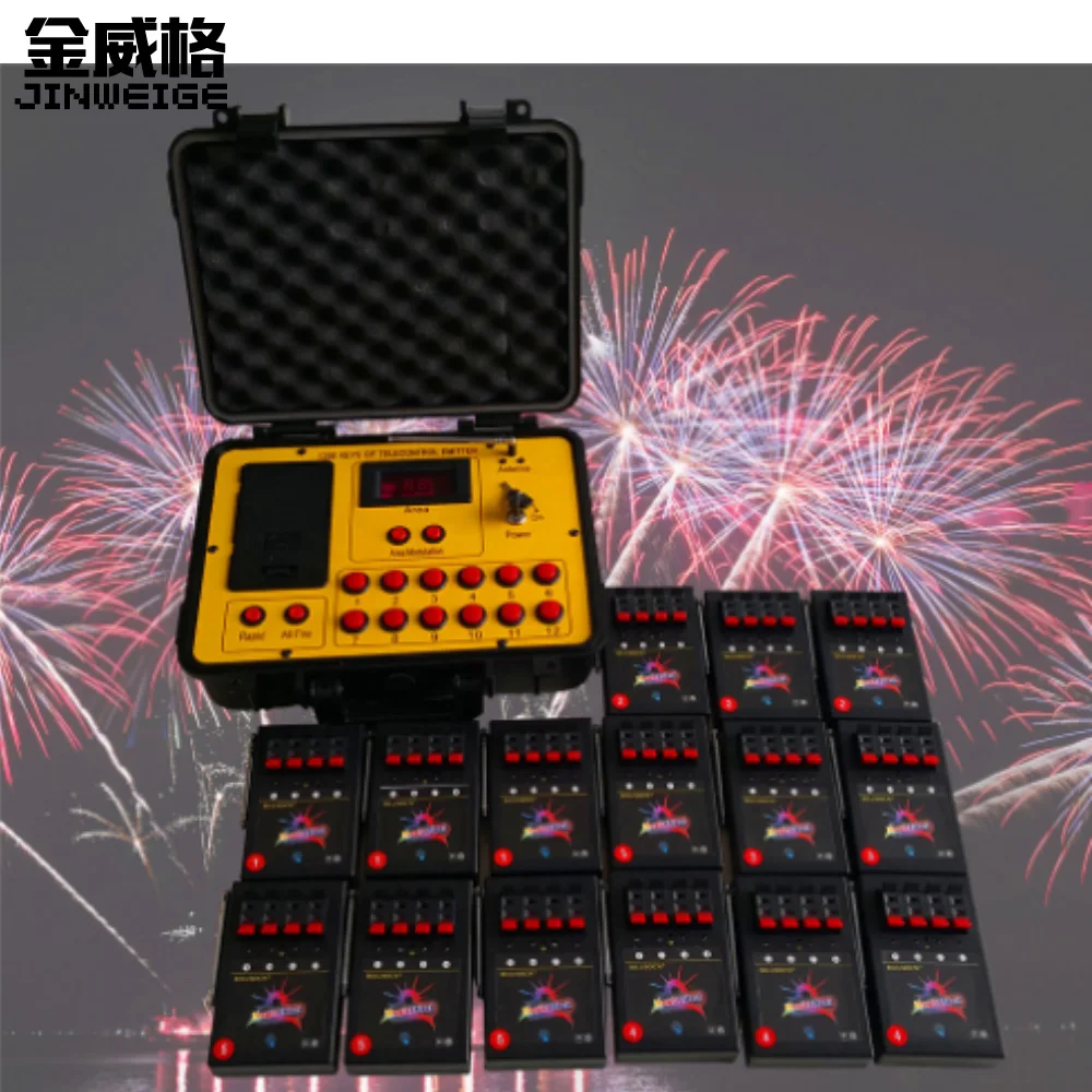 Fast Shipping 1200 Group 60 Channel Cues Transmitter Wireless Remote Control Cold Flame Fireworks Firing System Firing Device
Fast Shipping 1200 Group 60 Channel Cues Transmitter Wireless Remote Control Cold Flame Fireworks Firing System Firing Device