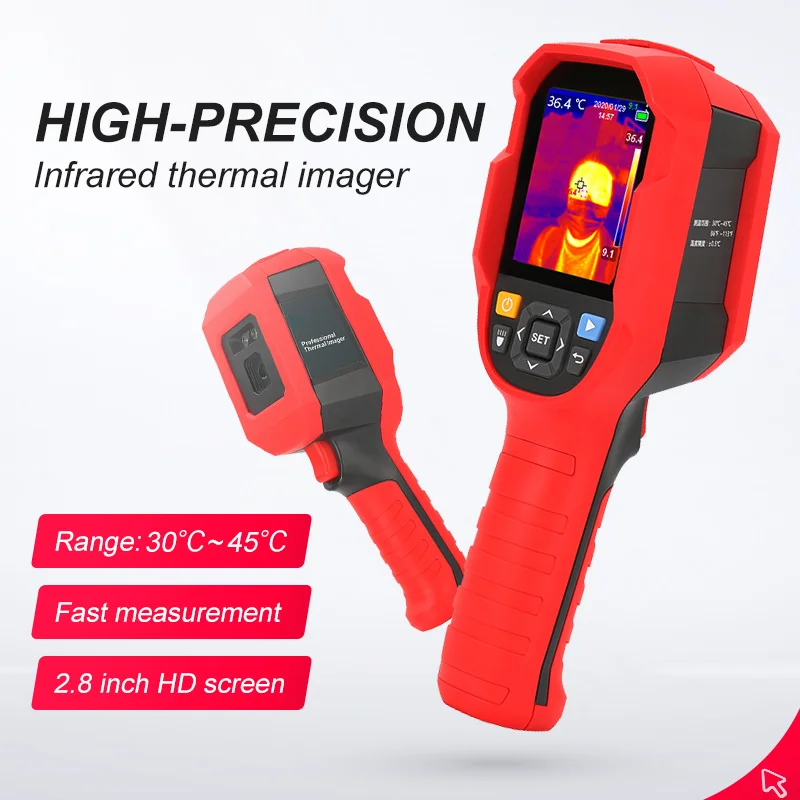 UNI-T UTi-165H/UTI-165K Infrared Thermal Imager Temperature Measurement Power Temperature Detection Heat Map
UNI-T UTi-165H/UTI-165K Infrared Thermal Imager Temperature Measurement Power Temperature Detection Heat Map