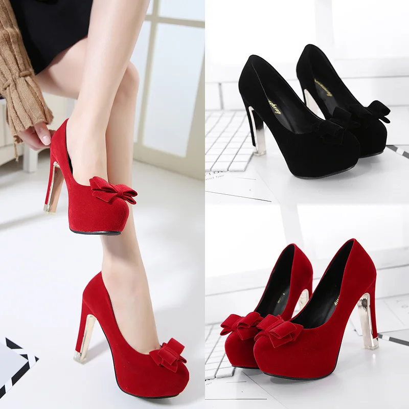 2018 Korean-style Spring And Autumn New Style High Heel Shoes Waterproof Platform Chunky-Heel Bow Shallow Mouth round WOMEN'S Sh
2018 Korean-style Spring And Autumn New Style High Heel Shoes Waterproof Platform Chunky-Heel Bow Shallow Mouth round WOMEN'S Sh