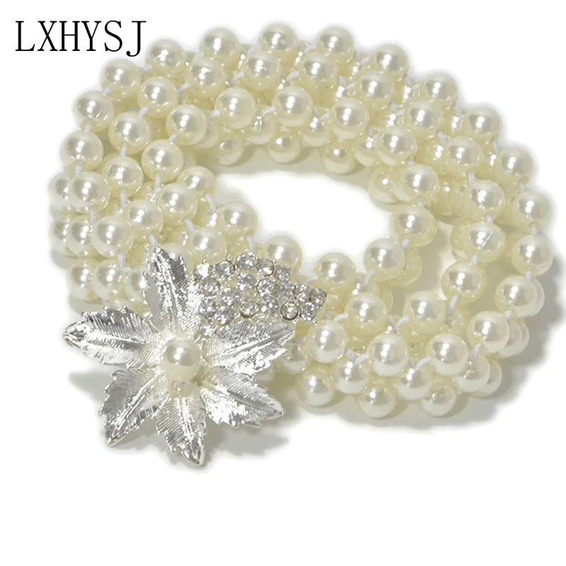 Women's Belt Stylish And Elegant Pearl Chain Dress Waist Belts Fashion Rhinestone Inlay Simple And Versatile Female Waist Belt
Women's Belt Stylish And Elegant Pearl Chain Dress Waist Belts Fashion Rhinestone Inlay Simple And Versatile Female Waist Belt