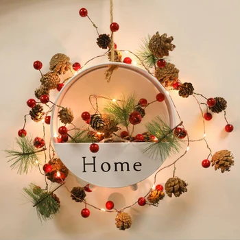 2M Remote Control LED String Light New Christmas Tree Pine Cone Battery Power Holiday Fairy Lights for Home Room Store Decor
2M Remote Control LED String Light New Christmas Tree Pine Cone Battery Power Holiday Fairy Lights for Home Room Store Decor