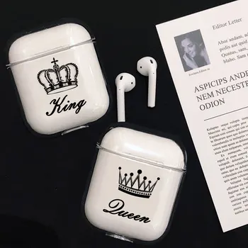 Crown Couple Case For Airpods case Cover Cute Wireless Bluetooth Earphone Case For Airpods Headphone Protective Cover
Crown Couple Case For Airpods case Cover Cute Wireless Bluetooth Earphone Case For Airpods Headphone Protective Cover