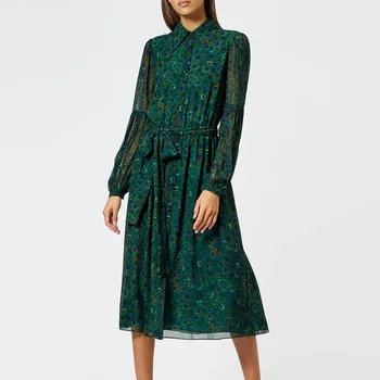 Gedivoen Spring Fashion Designer Dress Women Long Sleeve Printed Blouses Style A Line Dress Modern Vintage Midi Dresses
Gedivoen Spring Fashion Designer Dress Women Long Sleeve Printed Blouses Style A Line Dress Modern Vintage Midi Dresses