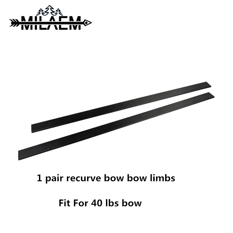1 Pair 40lbs Archery Recurve Bow Bow Limbs Take down Bow Long Bow Hunting Shooting Accessories High Strength Bow Limbs
1 Pair 40lbs Archery Recurve Bow Bow Limbs Take down Bow Long Bow Hunting Shooting Accessories High Strength Bow Limbs