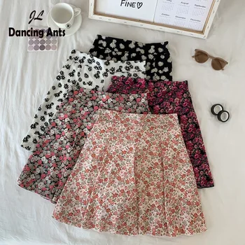 Women A-line Skirts High Waist Broken Flower Print Slim Half-Length Skirt 2020 New Female Elegant Pleated Above Knee Skirts
Women A-line Skirts High Waist Broken Flower Print Slim Half-Length Skirt 2020 New Female Elegant Pleated Above Knee Skirts