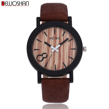 Fashion Wood Pattern Unisex Watches Women Leather Wristwatches Casual Men Vintage Quartz Watch Bayan Kol Saati Ceasuri Relogio
Fashion Wood Pattern Unisex Watches Women Leather Wristwatches Casual Men Vintage Quartz Watch Bayan Kol Saati Ceasuri Relogio