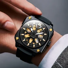 Harbin view fashion trend hollow out men's sports watch pointer scale luminous automatic mechanical watch
Harbin view fashion trend hollow out men's sports watch pointer scale luminous automatic mechanical watch