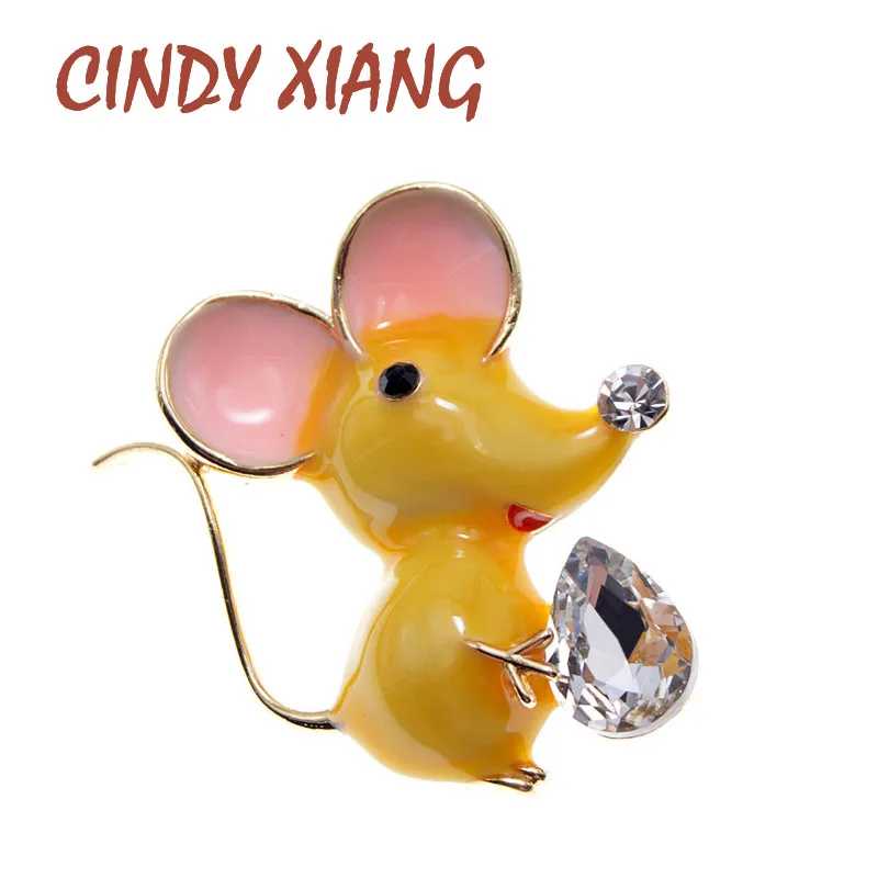 CINDY XIANG 4 Colors Available Enamel Little Mouse Brooch Animal Pin Chinese Mouse Year 12 Chinese Zodiac Pin High Quality
CINDY XIANG 4 Colors Available Enamel Little Mouse Brooch Animal Pin Chinese Mouse Year 12 Chinese Zodiac Pin High Quality