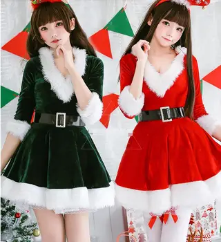 Christmas Party Dress Red Green Costume For Woman Christmas Stage Clothing
Christmas Party Dress Red Green Costume For Woman Christmas Stage Clothing