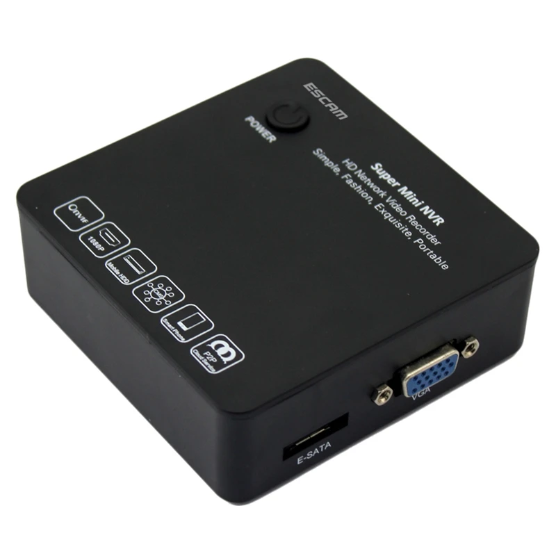 Escam Portable Mini NVR K108 Onvif 8-Channel 1080P / 960P / 720P Network Video Recorder APP Remote Monitoring
Escam Portable Mini NVR K108 Onvif 8-Channel 1080P / 960P / 720P Network Video Recorder APP Remote Monitoring